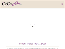 Tablet Screenshot of cococheveux.com